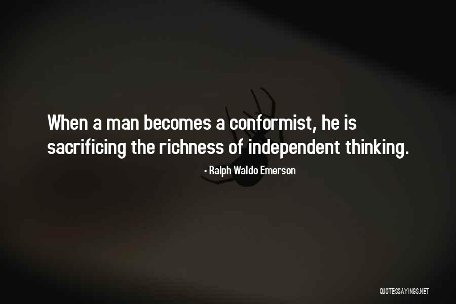 A Conformist Quotes By Ralph Waldo Emerson A Conformist Quotes By Ralph Waldo Emerson