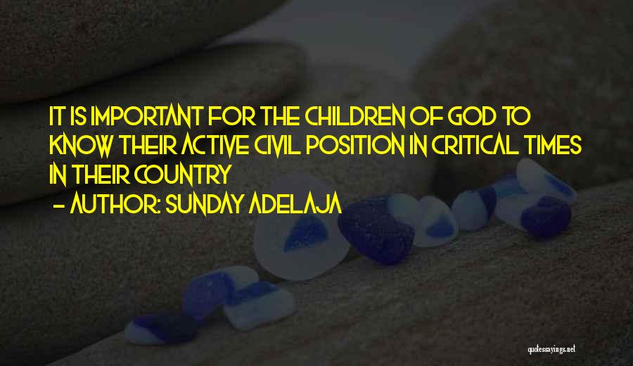 A Country Without God Quotes By Sunday Adelaja