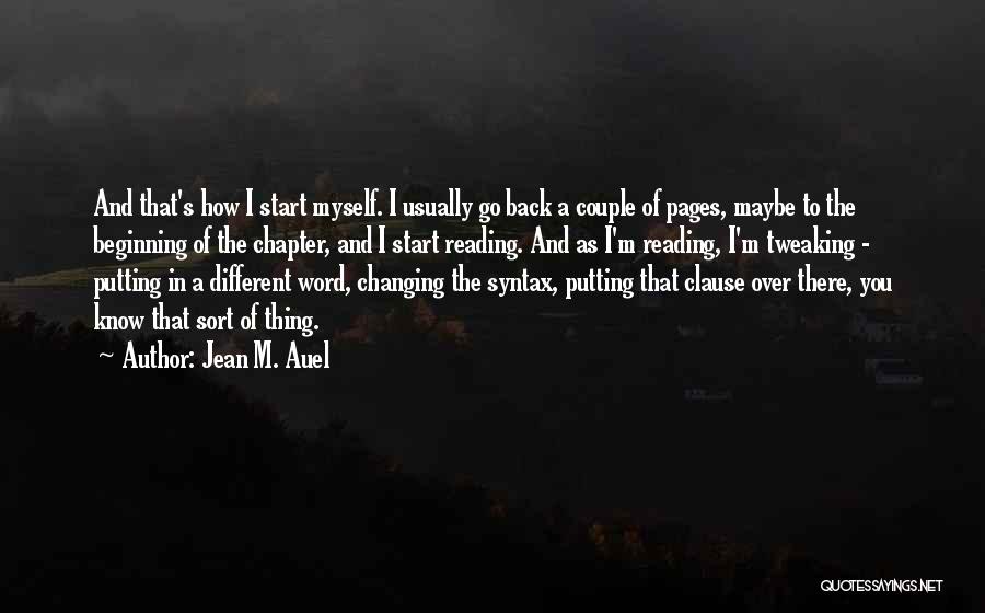 A Couple Word Quotes By Jean M. Auel