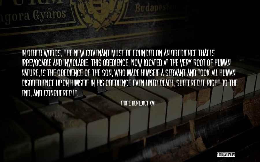 A Covenant Quotes By Pope Benedict XVI A Covenant Quotes By Pope Benedict XVI