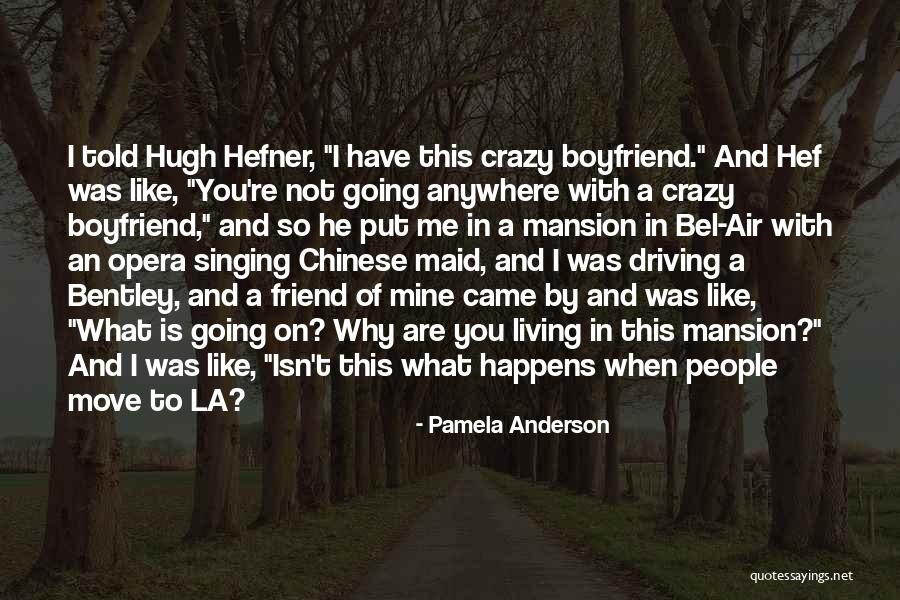 A Crazy Ex Boyfriend Quotes By Pamela Anderson