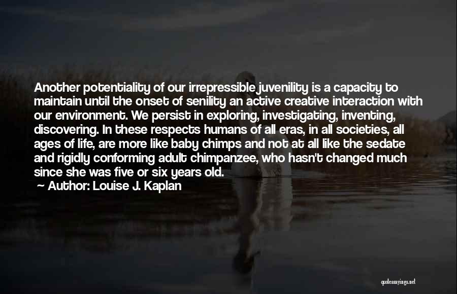 A Creative Life Quotes By Louise J. Kaplan