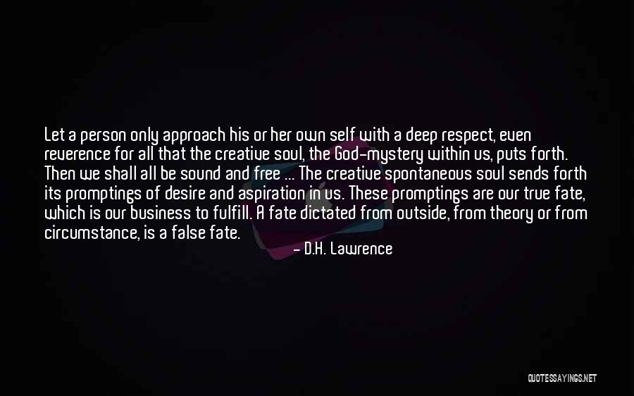 A Creative Person Quotes By D.H. Lawrence