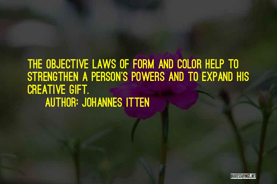 A Creative Person Quotes By Johannes Itten
