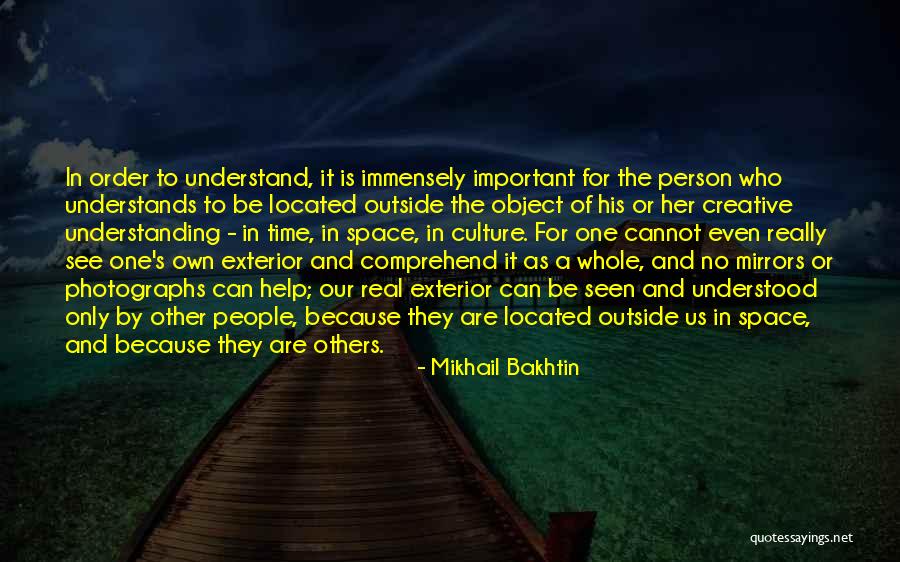 A Creative Person Quotes By Mikhail Bakhtin