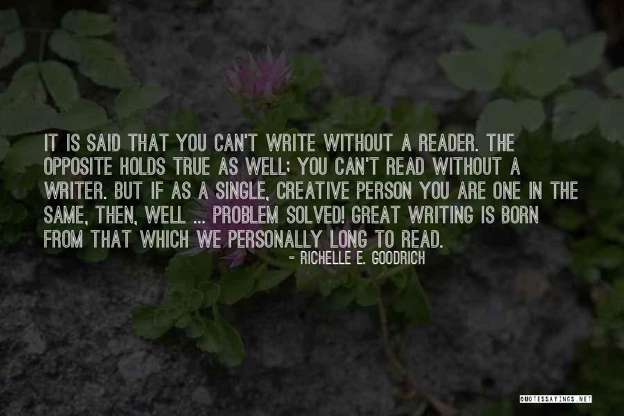 A Creative Person Quotes By Richelle E. Goodrich