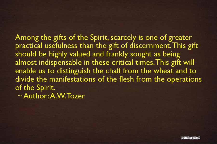 A Critical Spirit Quotes By A.W. Tozer