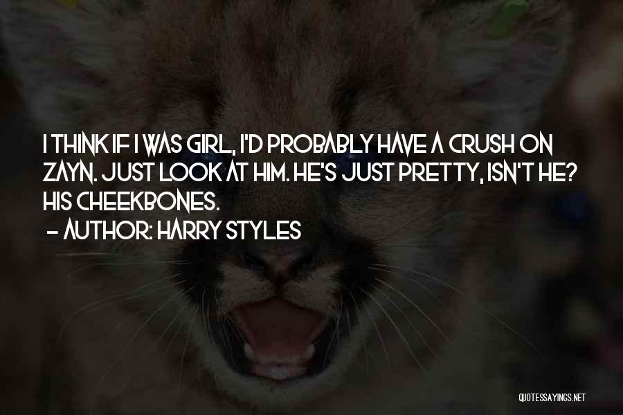 A Crush On A Girl Quotes By Harry Styles