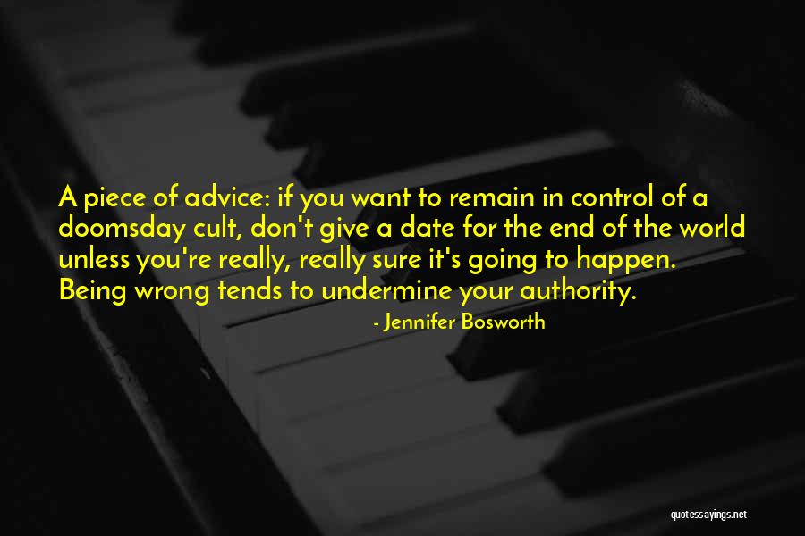 A Cult Quotes By Jennifer Bosworth