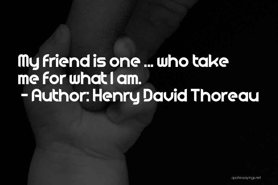 A Cute Friend Quotes By Henry David Thoreau