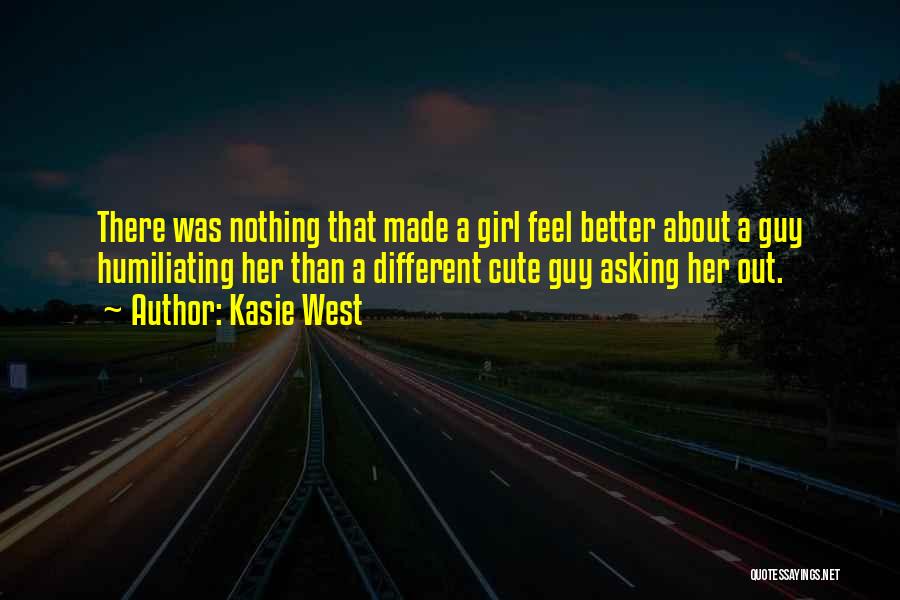 A Cute Guy Quotes By Kasie West