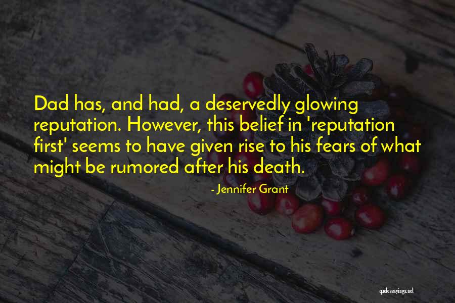 A Dad's Death Quotes By Jennifer Grant