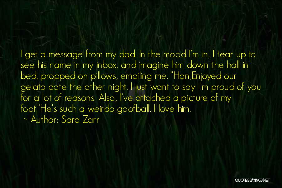 A Dad's Love Quotes By Sara Zarr