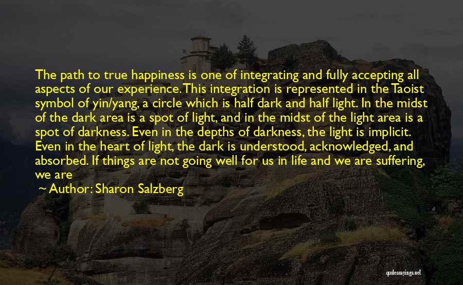 A Dark Path Quotes By Sharon Salzberg