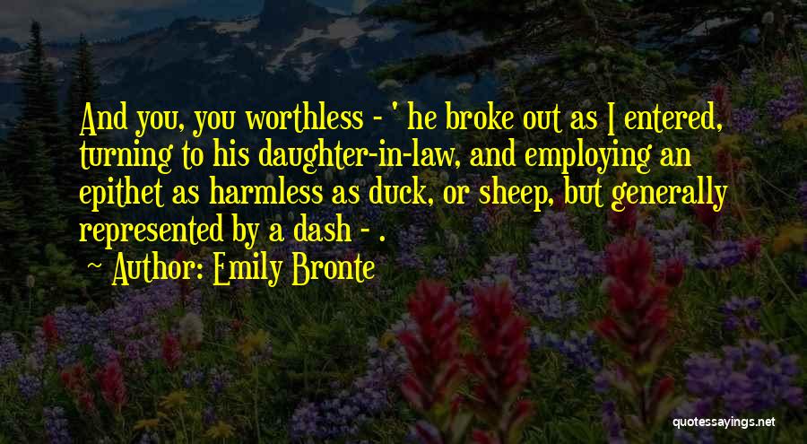 A Daughter In Law Quotes By Emily Bronte