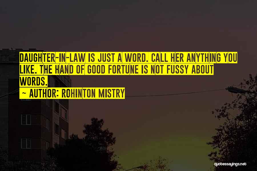 A Daughter In Law Quotes By Rohinton Mistry