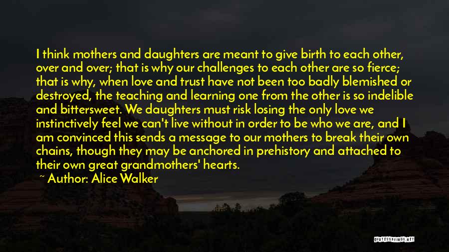 A Daughter Losing Her Mother Quotes By Alice Walker