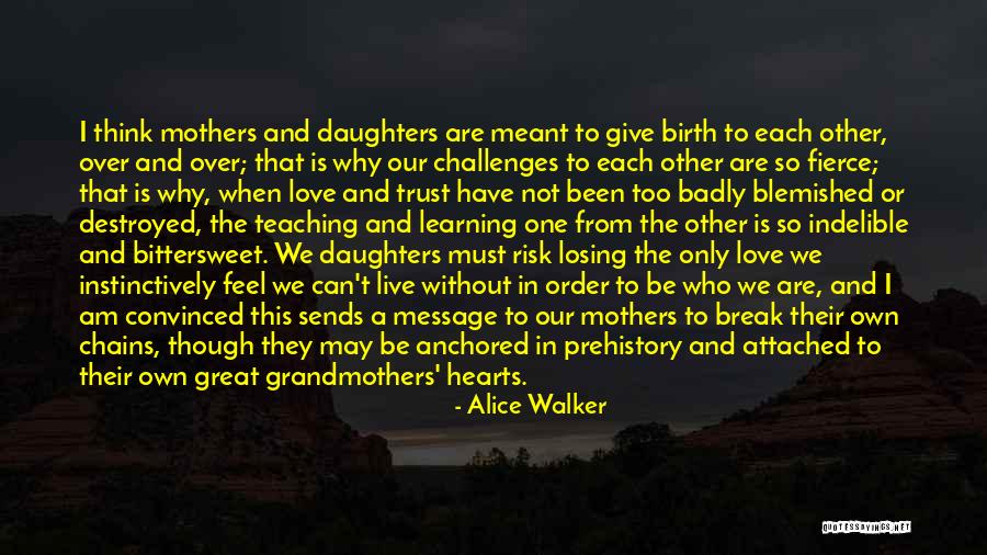 A Daughter Losing Her Mother Quotes By Alice Walker