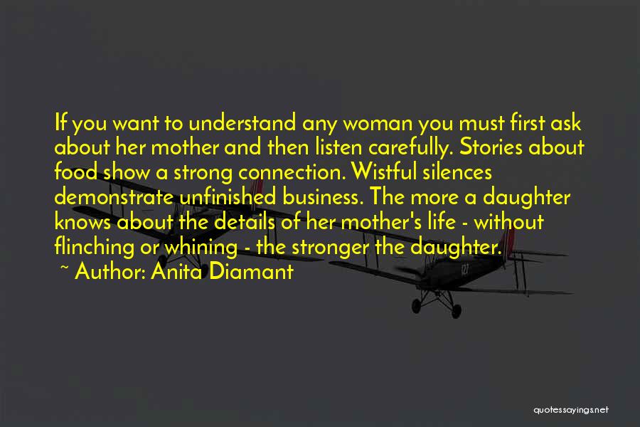 A Daughter Without A Mother Quotes By Anita Diamant