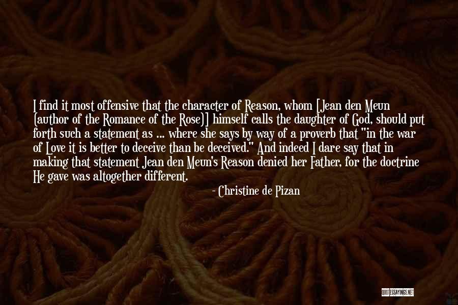 A Daughter's Betrayal Quotes By Christine De Pizan