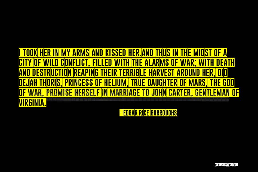 A Daughter's Death Quotes By Edgar Rice Burroughs