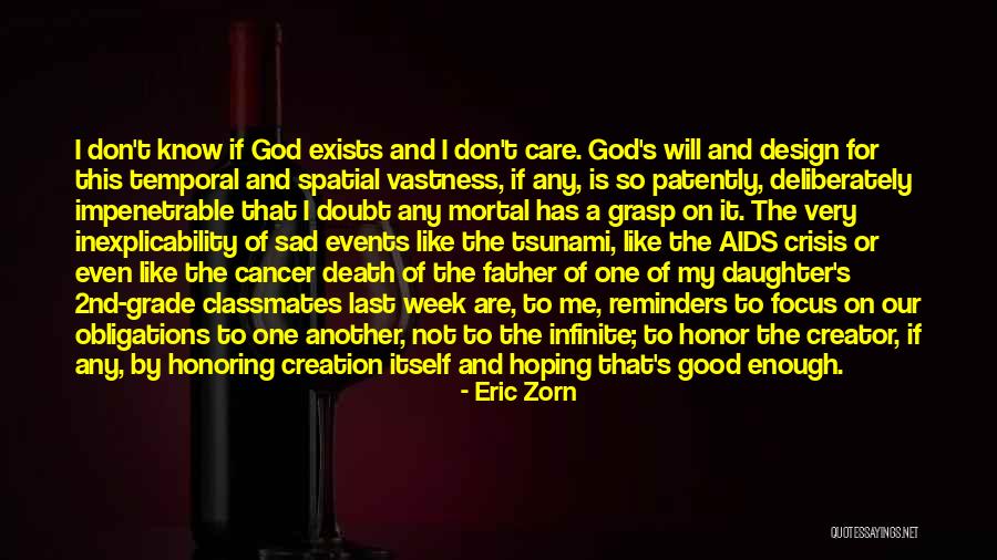 A Daughter's Death Quotes By Eric Zorn A Daughter's Death Quotes By Eric Zorn