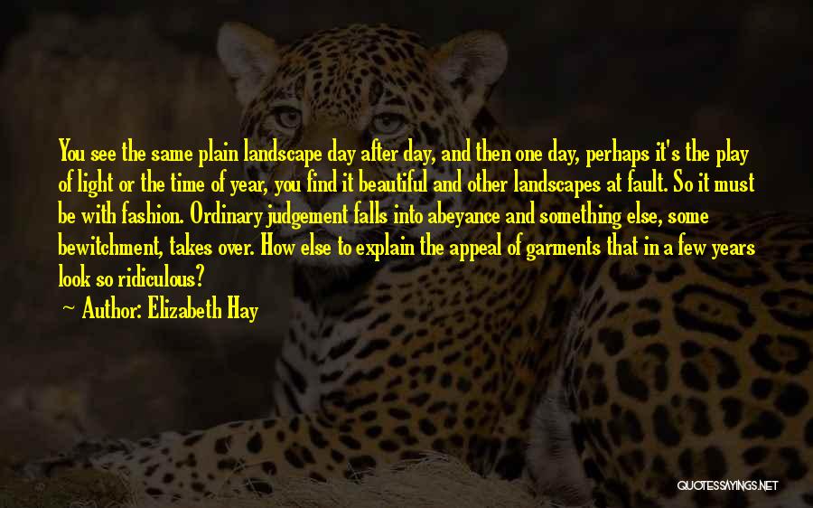 A Day At A Time Quotes By Elizabeth Hay