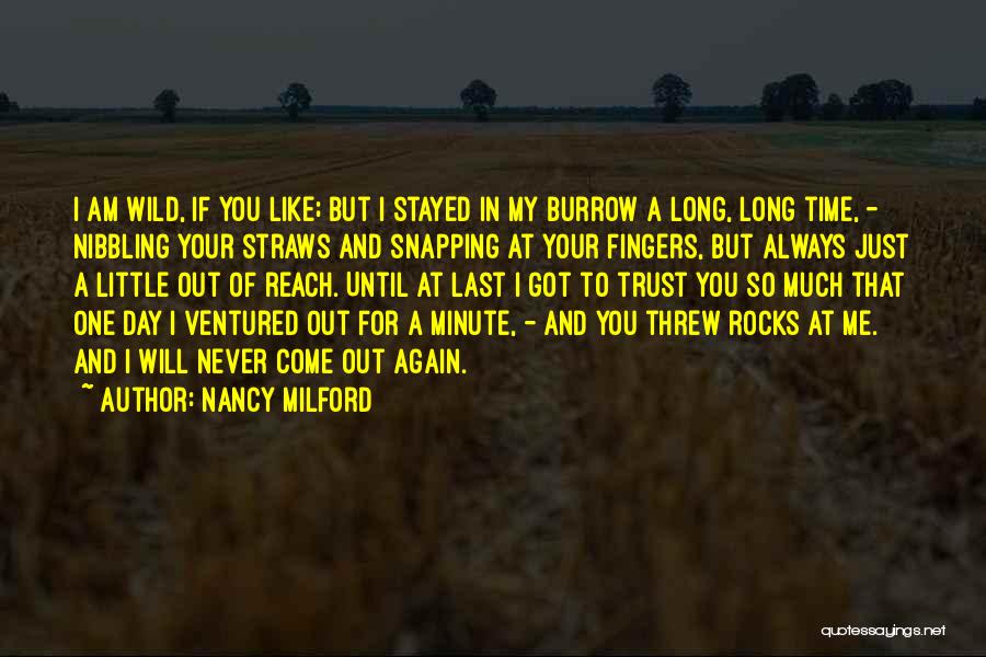 A Day At A Time Quotes By Nancy Milford