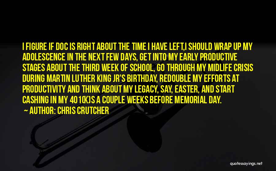 A Day Before Birthday Quotes By Chris Crutcher