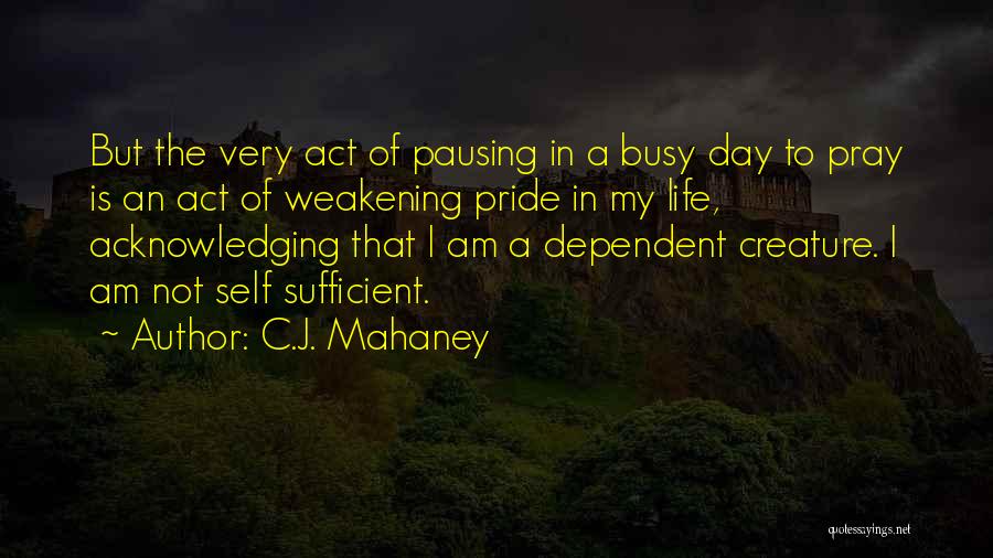 A Day In My Life Quotes By C.J. Mahaney