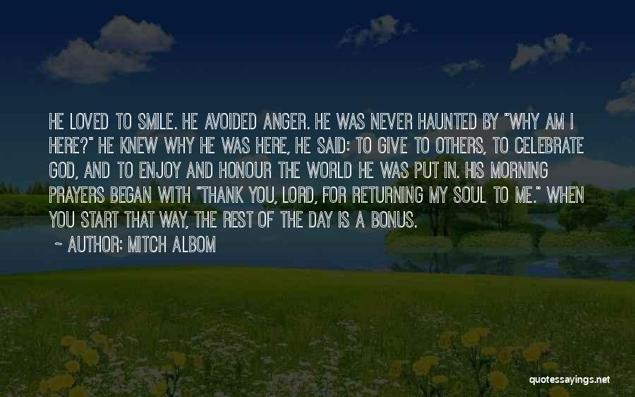 A Day Of Rest Quotes By Mitch Albom