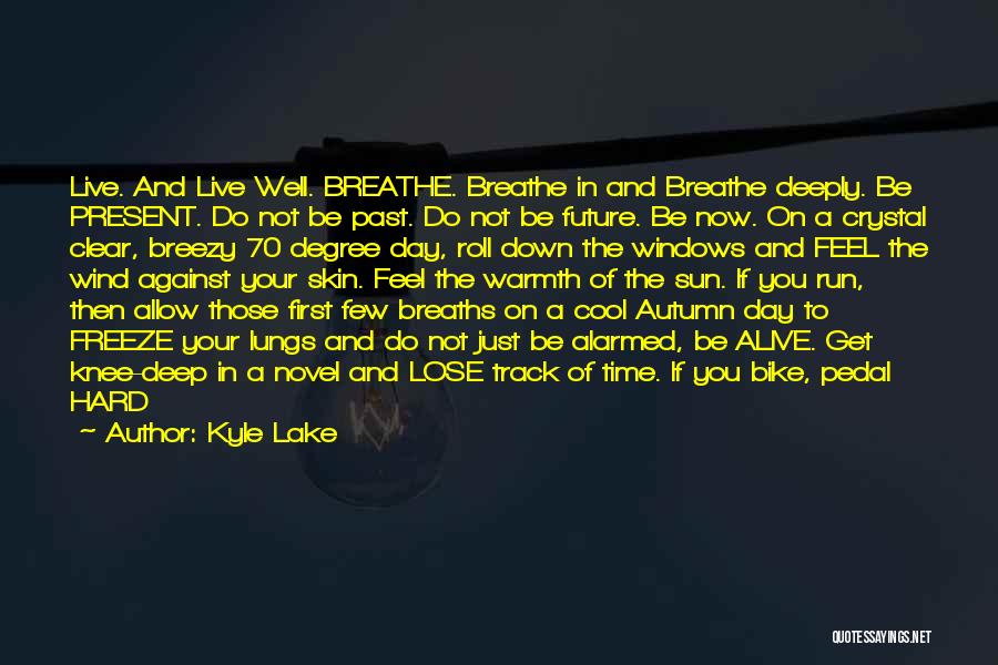 A Day On The Lake Quotes By Kyle Lake