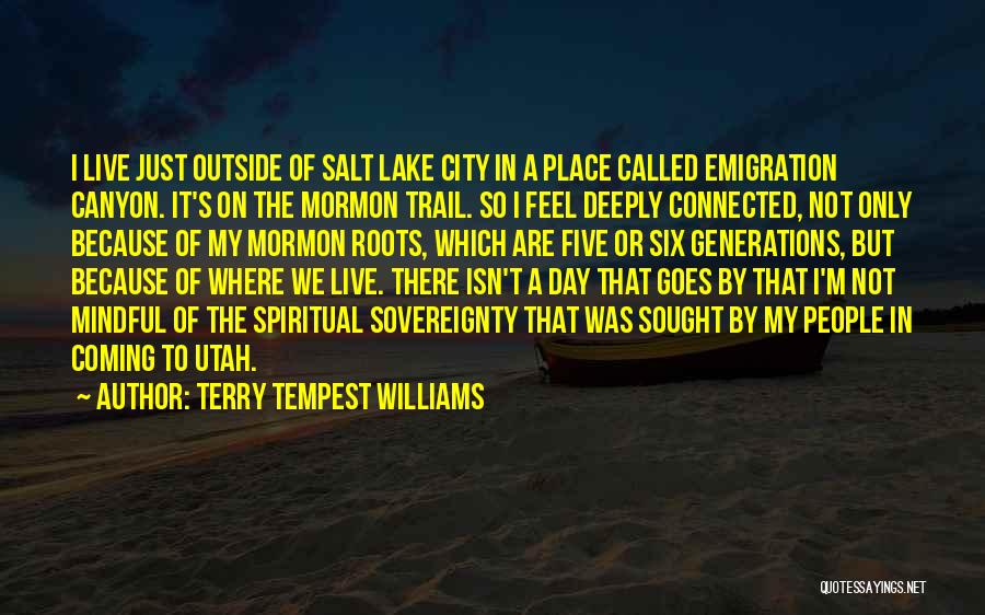 A Day On The Lake Quotes By Terry Tempest Williams