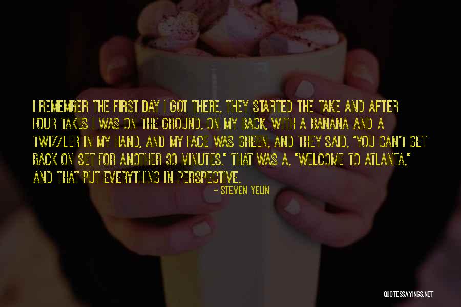 A Day To Remember Quotes By Steven Yeun