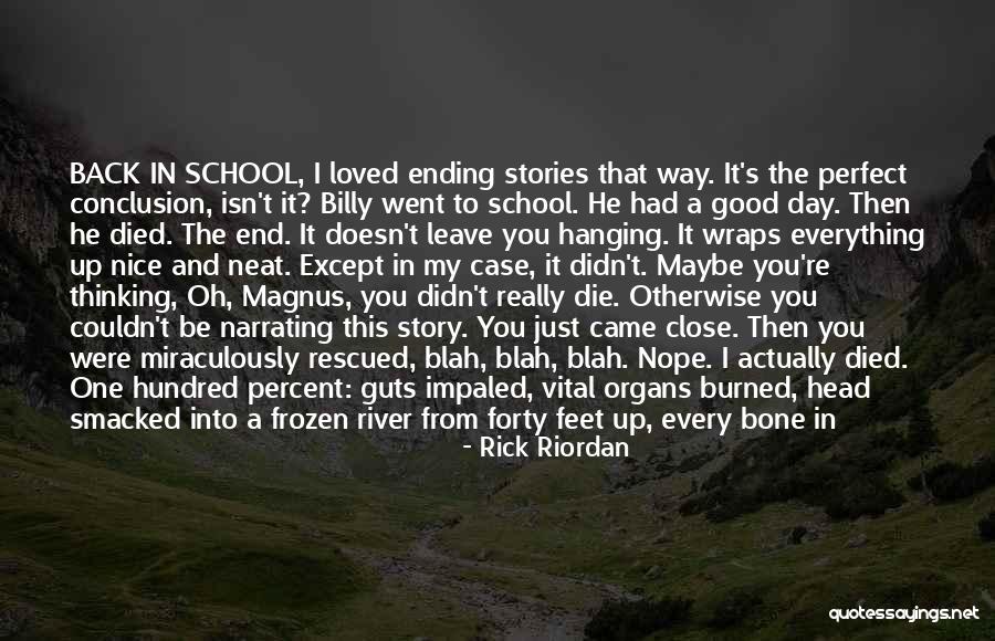 A Dead Loved One Quotes By Rick Riordan