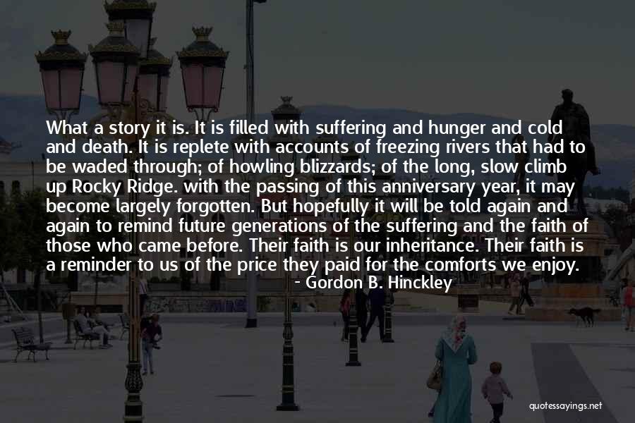 A Death Anniversary Quotes By Gordon B. Hinckley A Death Anniversary Quotes By Gordon B. Hinckley