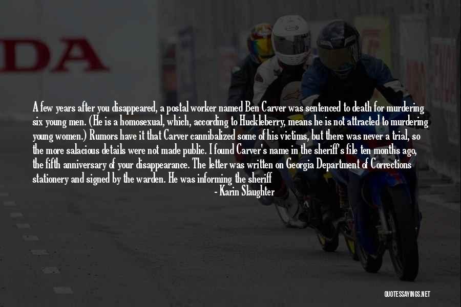 A Death Anniversary Quotes By Karin Slaughter A Death Anniversary Quotes By Karin Slaughter