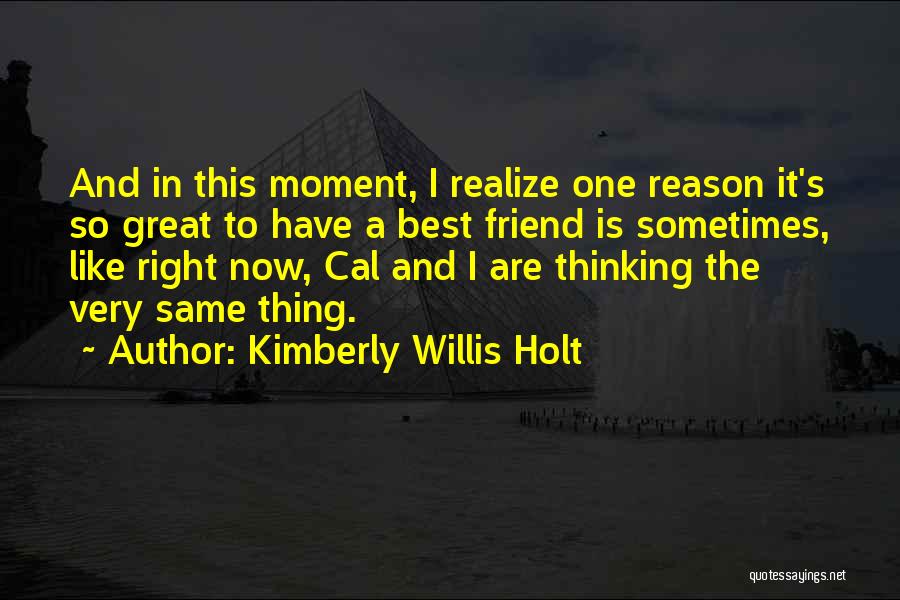 A Death Of A Best Friend Quotes By Kimberly Willis Holt