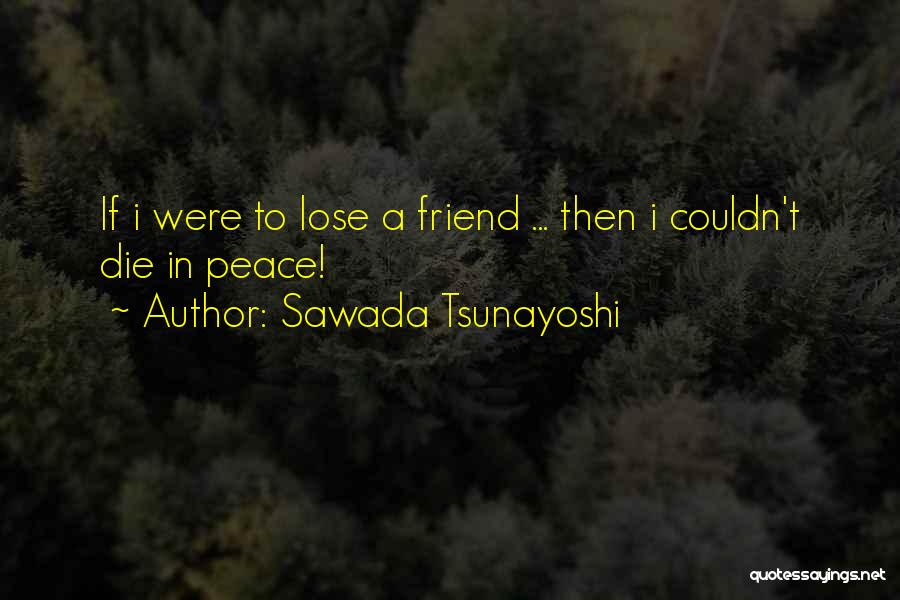 A Death Of A Best Friend Quotes By Sawada Tsunayoshi