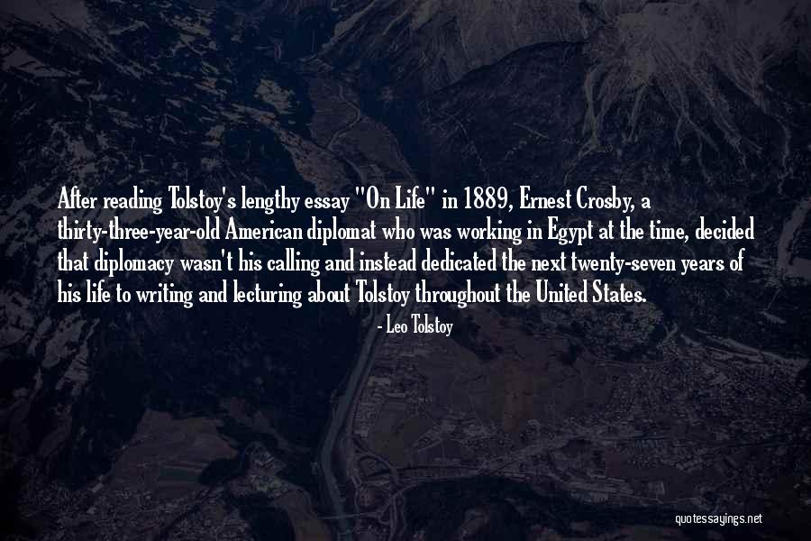 A Dedicated Life Quotes By Leo Tolstoy A Dedicated Life Quotes By Leo Tolstoy