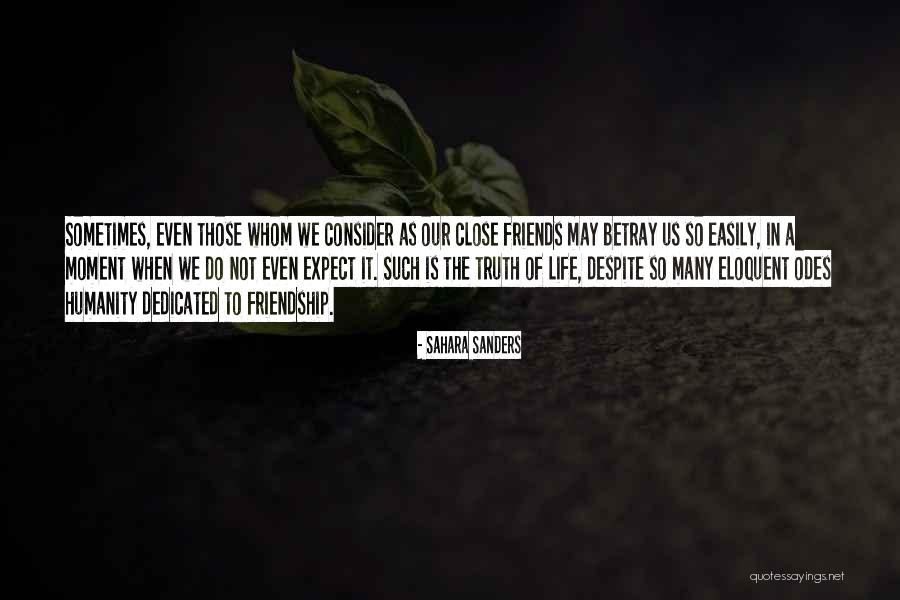 A Dedicated Life Quotes By Sahara Sanders A Dedicated Life Quotes By Sahara Sanders
