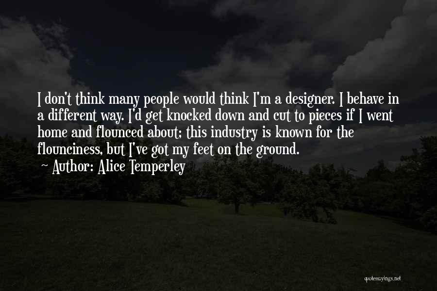 A Designer Quotes By Alice Temperley