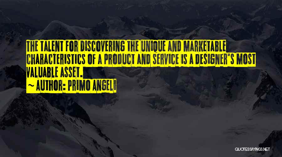 A Designer Quotes By Primo Angeli