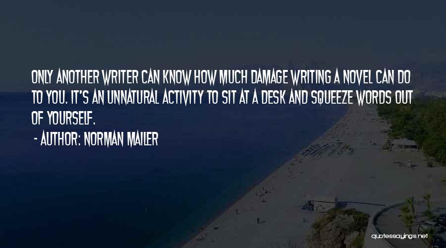 A Desk Quotes By Norman Mailer