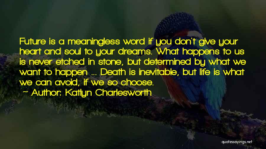 A Determined Soul Quotes By Katlyn Charlesworth