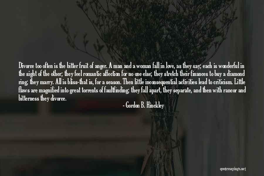 A Diamond And Love Quotes By Gordon B. Hinckley