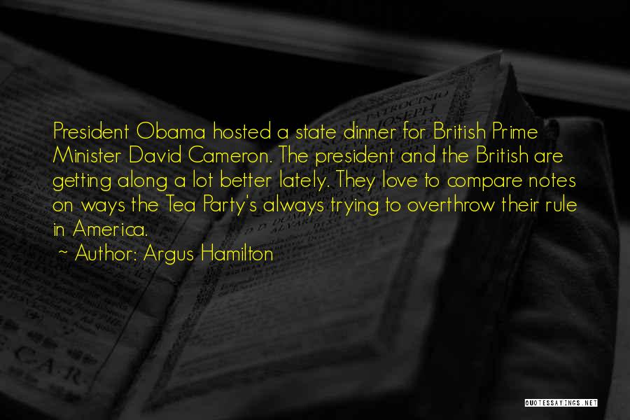 A Dinner Party Quotes By Argus Hamilton