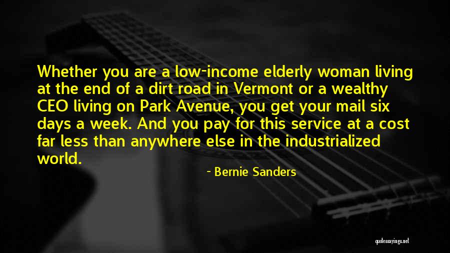 A Dirt Road Quotes By Bernie Sanders