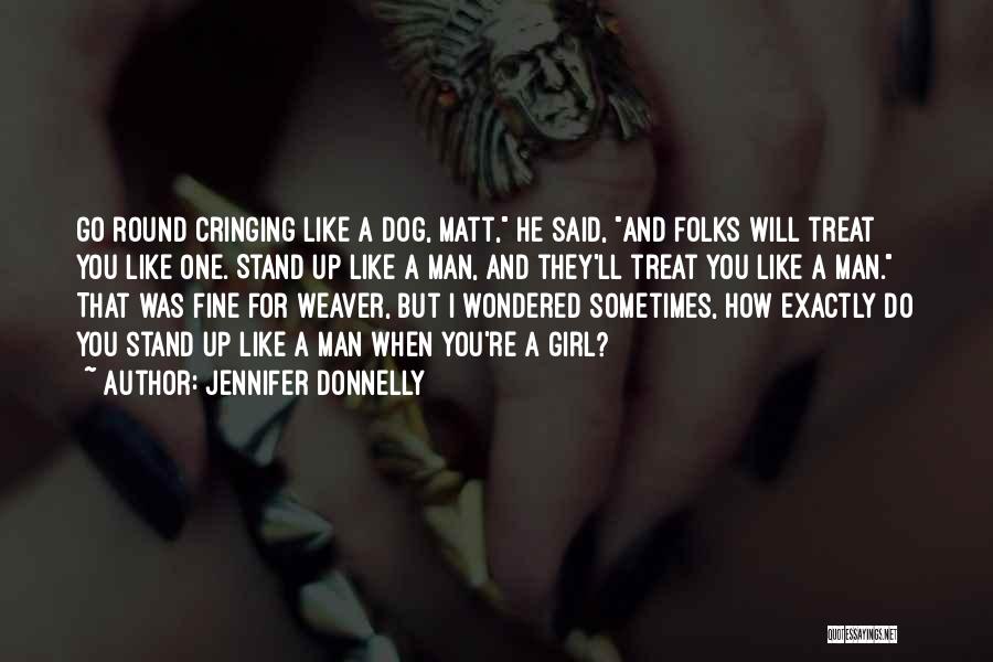 A Dog And A Girl Quotes By Jennifer Donnelly