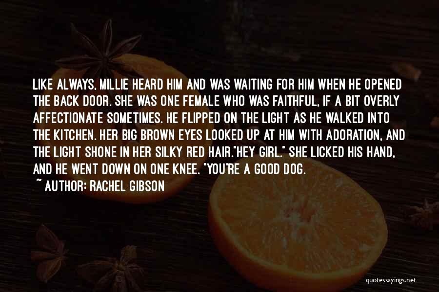 A Dog And A Girl Quotes By Rachel Gibson